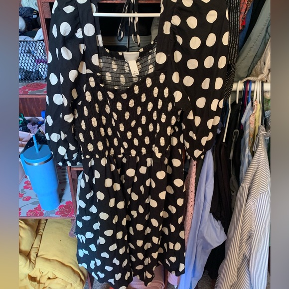 Ava & Viv Dresses & Skirts - lightweight preppy polka dot dress